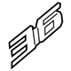 GM 23273492 Nameplate, Rear