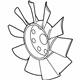 GM 25750925 Fan Blade