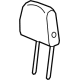 GM 84365843 Headrest, Black, Rear Center