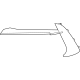 GM 84295810 Trim Molding, Driver Side, Carbon