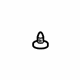 GM 10375346 Headliner Retainer, Gray