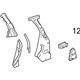 GM 20832000 Lock Pillar Reinforcement, Rear Passenger Side