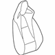 GM 39170779 Seat Back Cover, Front