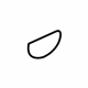 GM 84982808 Handle, Inside Cap, Jet Black, Driver Side