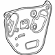 GM 85612616 Water Deflector, Front Driver Side