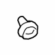 GM 23343238 Vent Grille Stud, Front