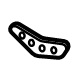 GM 11588628 Emblem Retainer, Driver Side, Plastic