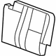 GM 22771052 Seat Back Pad, Rear Driver Side