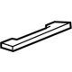 GM 84736661 Rocker Reinforcement Baffle, Driver Side