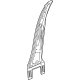 GM 84635551 Inner Center Pillar, Driver Side