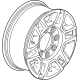 GM 84742721 Wheel, Alloy, Rear