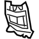 GM 84036668 Reinforcement, Front Driver Side