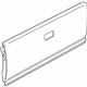 GM 12389420 Tail Gate, Bottom Top