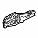 GM 13515503 Handle Base, Front Passenger Side