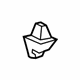 GM 9104239 Sunvisor Support