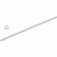 GM 23207321 Rocker Molding, Black, Passenger Side
