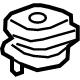 GM 84798339 Mount Cushion, White