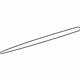 GM 88974142 Center Molding, White