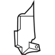 GM 84257114 Side Shield, Driver Side