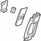 GM 23208049 Upper Center Pillar Trim, Titanium, Inner Driver Side