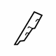 GM 84037148 Baffle, Lower Driver Side