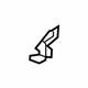 GM 23234113 Baffle, Lower Driver Side