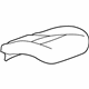 GM 22823478 Cushion Cover, Front