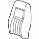 GM 19149332 Seat Back Cover, Gray, Rear Passenger Side