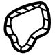 GM 12666026 Thermostat Gasket