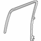 GM 84729896 Run Weatherstrip, Rear Driver Side