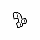 GM 20985521 Inner Center Pillar Upper Bracket, Passenger Side