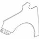 GM 22905632 Fender, Front Driver Side