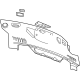GM 84921434 Rear Panel Trim, Jet Black