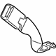 GM 84572161 Center Buckle, Jet Black, Driver Side