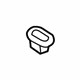 GM 13307668 Lock Knob Bezel, Black, Driver Side