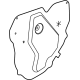 GM 42485196 Water Deflector, Front Driver Side