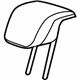 GM 95083159 Headrest, Black; Titanium