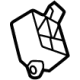 GM 87860393 Side Camera Retainer, Rear Driver Side