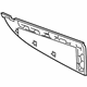 GM 23134872 Side Trim Panel, Black, Passenger Side