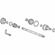 GM 84550223 Axle Assembly, Rear Driver Side