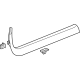 GM 84746704 Front Sill Plate, Black, Driver Side