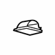 GM 10342424 Headliner Clip