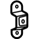 GM 84338889 Rear Compartment Bracket