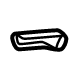 GM 84701562 Recline Handle, Black, Rear
