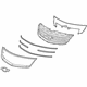 GM 84928296 Upper Grille, Front