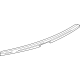 GM 84723593 Applique, Silver, Rear