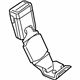 GM 19330993 Buckle, Black, Rear Driver Side