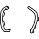 GM 23246391 Trim Bezel, Silver, Passenger Side