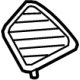 GM 84453306 Speaker Grille, Black, Front Driver Side