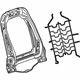 GM 42739165 Seat Back Frame, Front